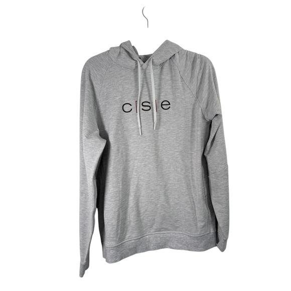 Lululemon City Sweat Pullover Hoodie Grey Company Logo Casual Travel Mens Large - Picture 1 of 7